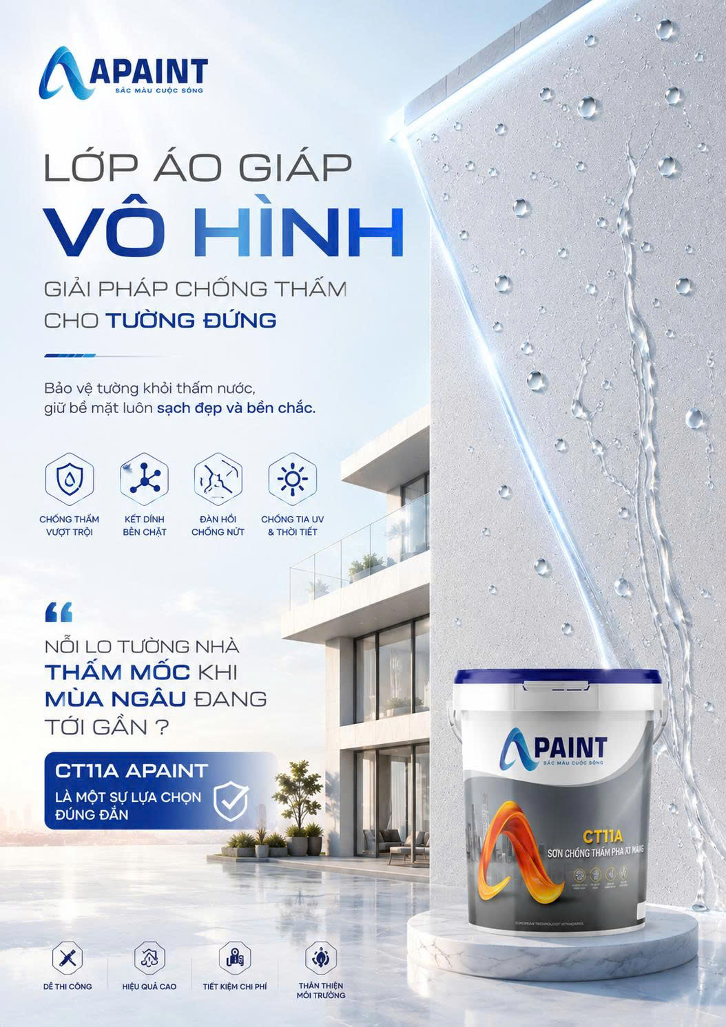 sơn chống thấm APAINT CT11A