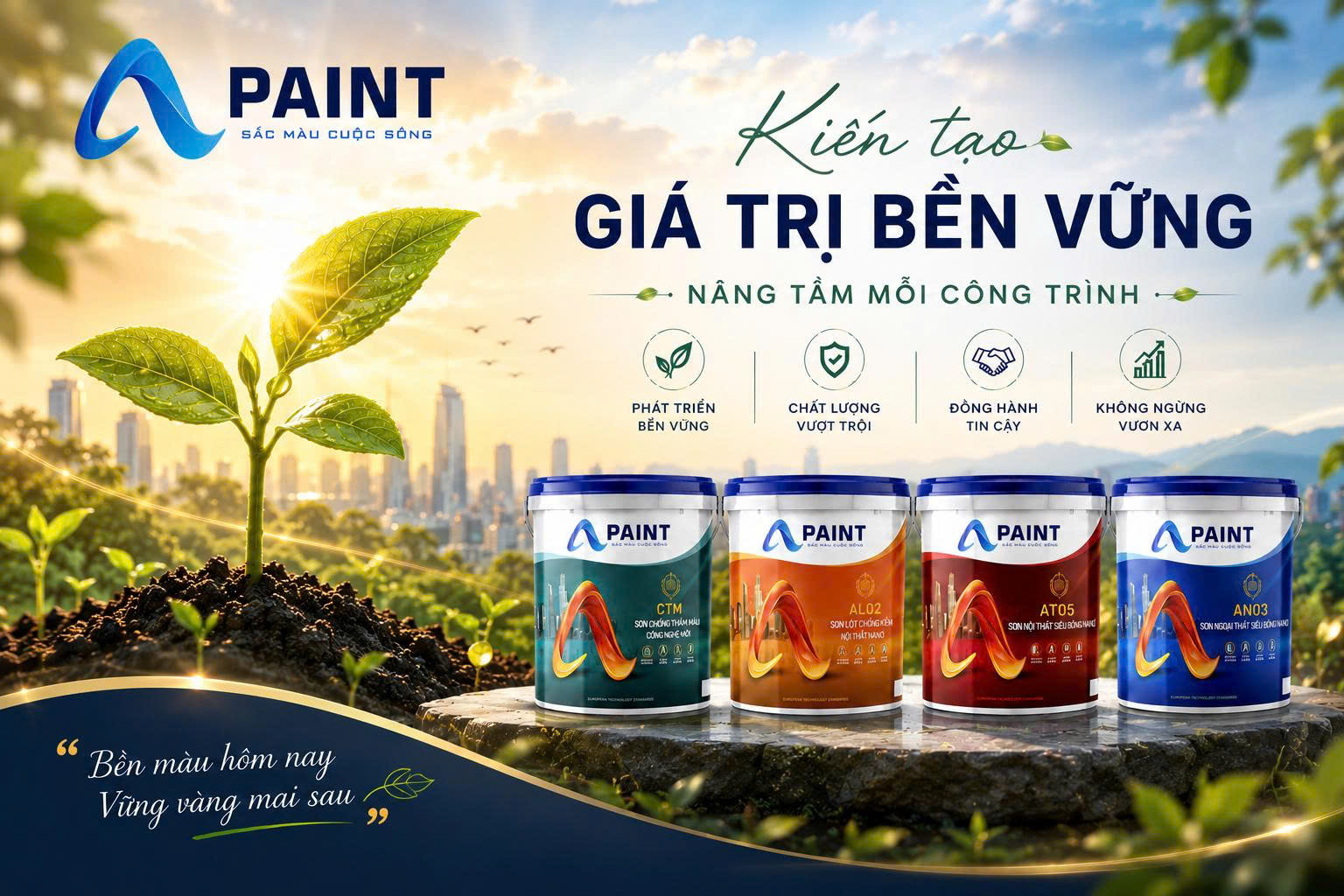 APAINT – KIẾN TẠO GIÁ TRỊ BỀN VỮNG, NÂNG TẦM MỖI CÔNG TRÌNH