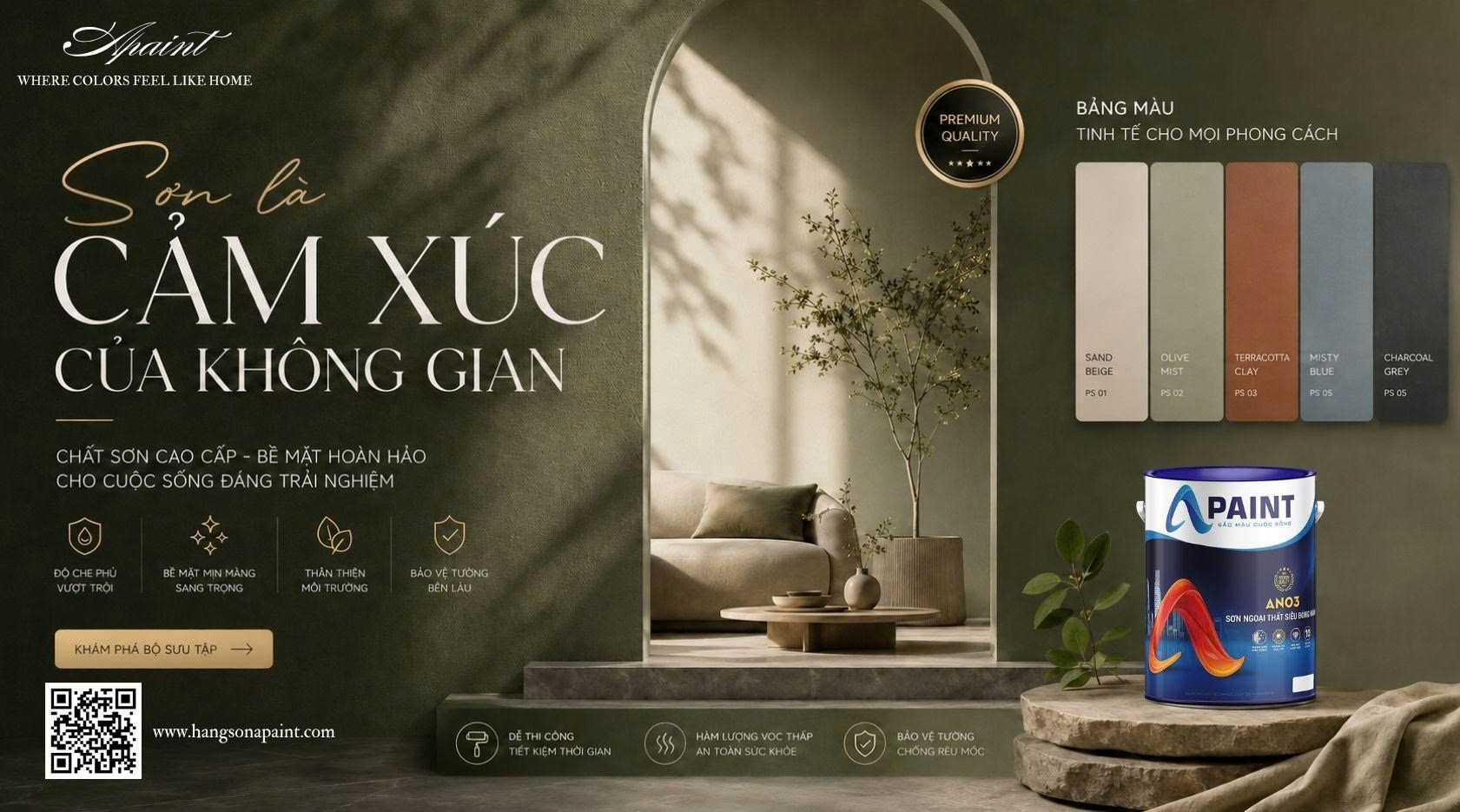 Sơn – Cảm Xúc Của Không Gian