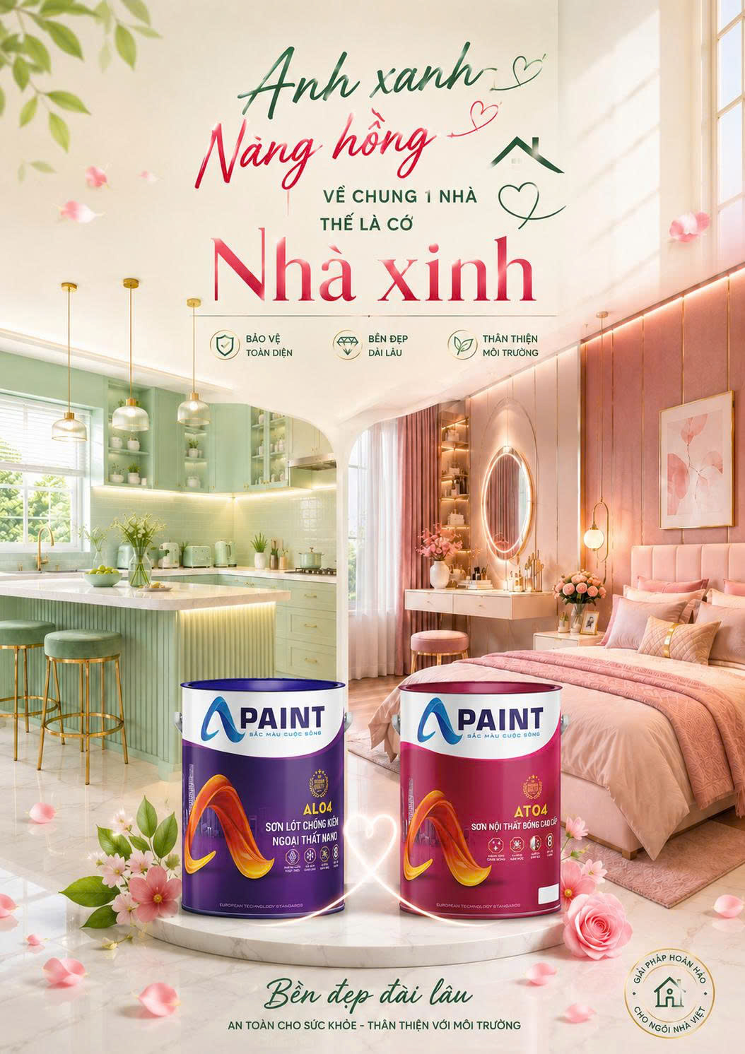 Anh Xanh – Nàng Hồng, Về Chung Một Nhà Thế Là Có Nhà Xinh